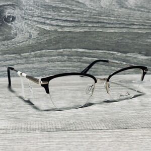 Max Cole MC 1517 90 Eyeglass Frames Womens 51-17-140 Black Clubmaster Optical